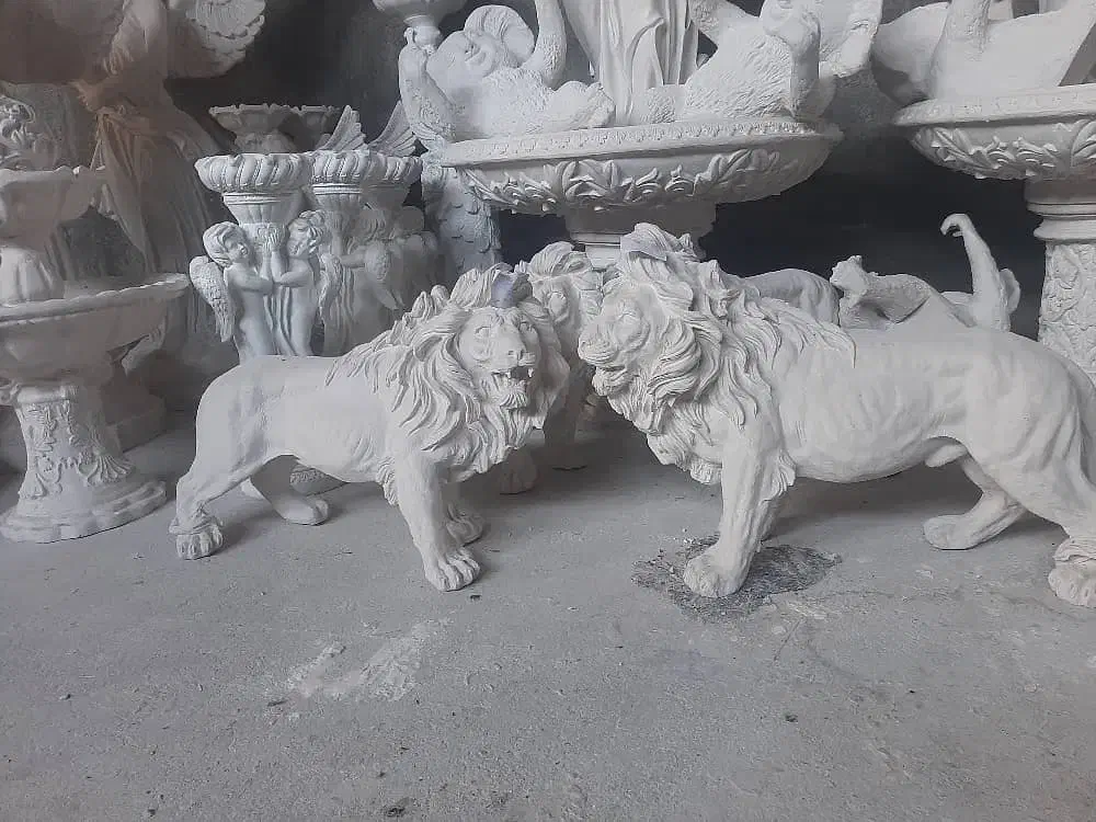 مجسمه شیر فایبرگلاس نشکن( مجسمه سازی اطمانی)|مجسمه، تندیس، ماکت|مشهد, نوید|دیوار