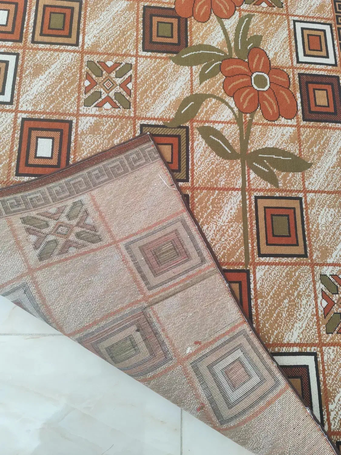 گلیم فرش کناره|گلیم، جاجیم، گبه|کرمانشاه, |دیوار