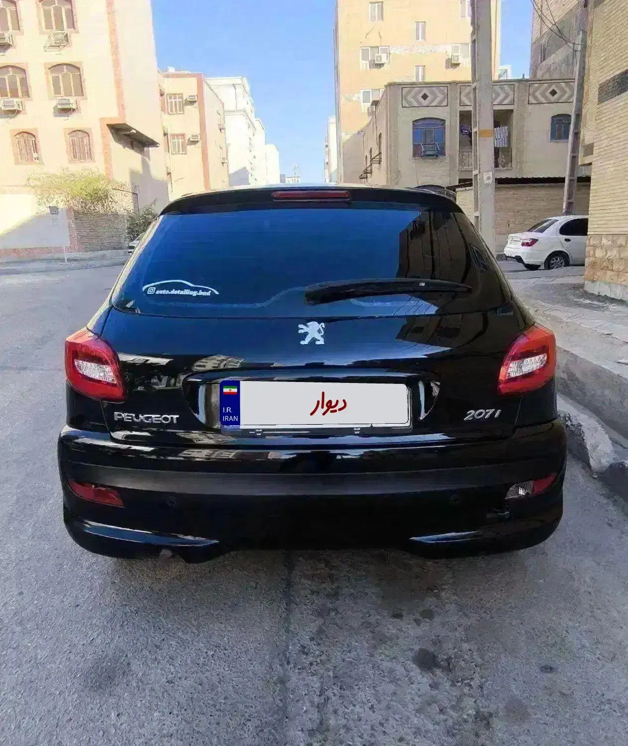 207 تیوفایو مشکی سقف فلز|خودرو سواری و وانت|بندرعباس, |دیوار