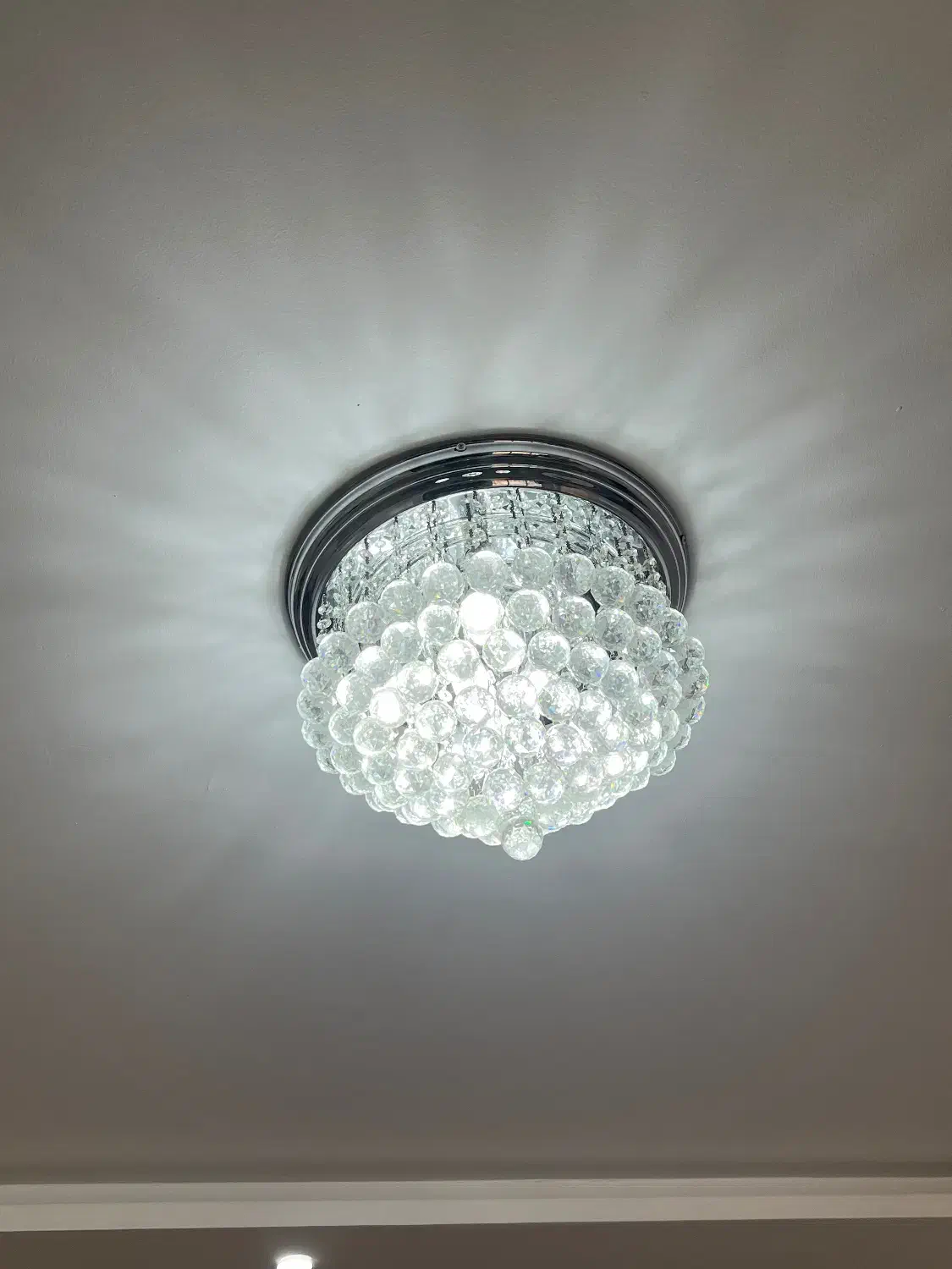 لوستر کریستالی ۸ شعله|لوستر و چراغ آویز|گرگان, |دیوار