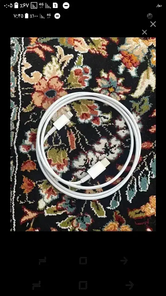 کابل آیفون سالم|لوازم جانبی موبایل و تبلت|کوهدشت, |دیوار