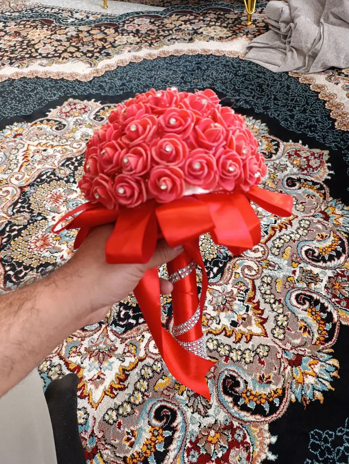 دسته گل عروس|گل مصنوعی|شیراز, شهرک مهدی‌آباد|دیوار