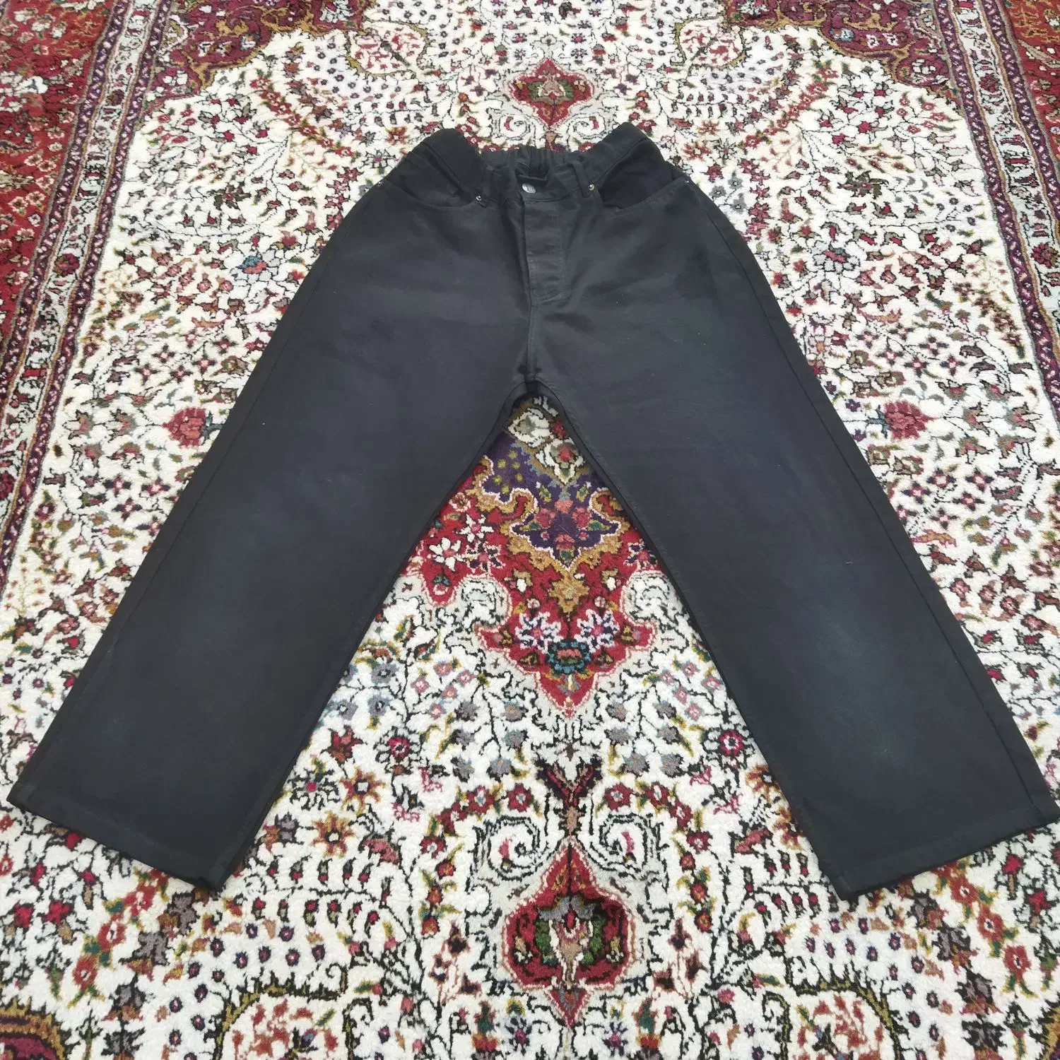 شلوار بگ مشکی اسپرت|لباس|مرند, |دیوار