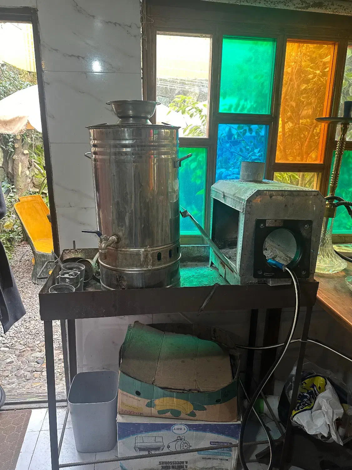 سماور صنعتی مناسب کافه آشپزخانه هیئتی غیره|سماور، چایساز، قهوهساز|رشت, نامجو|دیوار