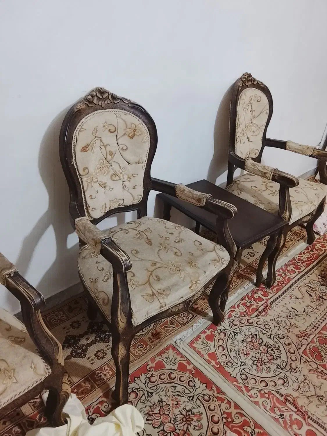 مبل سلطنتی 9نفره|مبلمان خانگی و میز عسلی|چناران, |دیوار