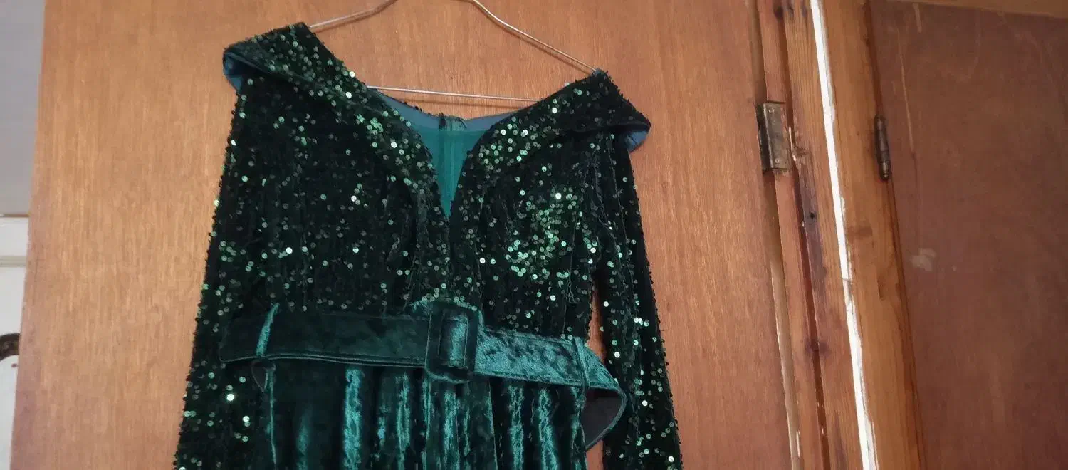 لباس مجلسی نو مخملی سایز 38تا 42|لباس|آمل, |دیوار