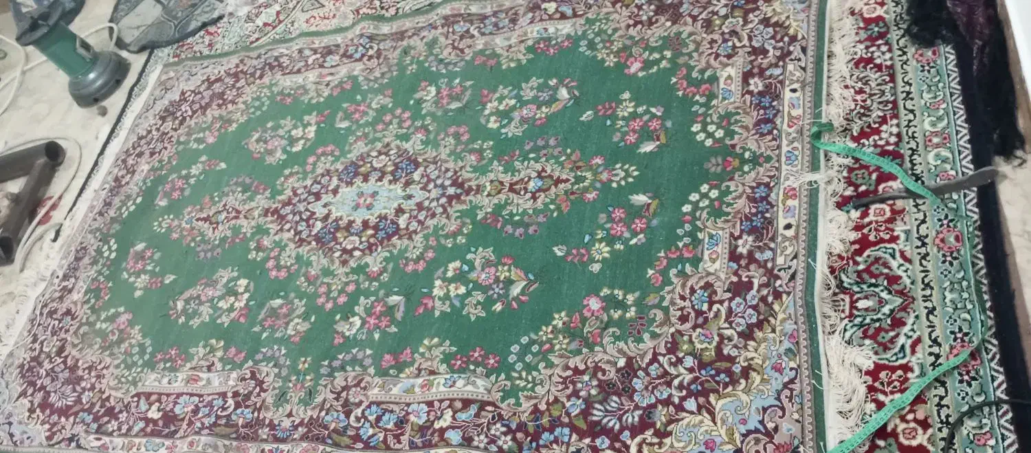 قالی دست بافت|فرش|زرند, |دیوار