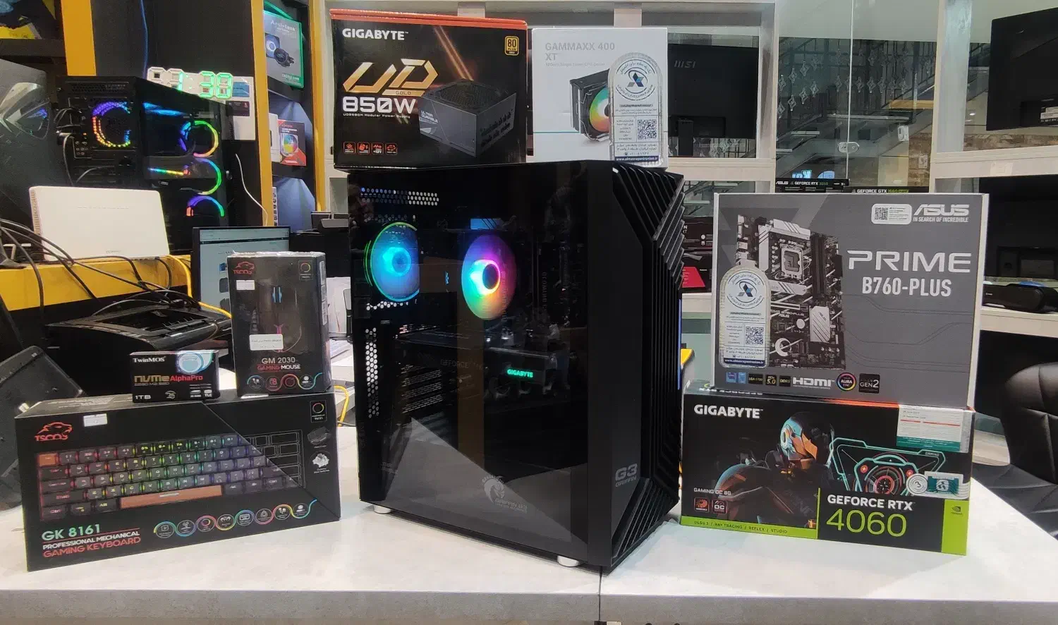 کیس گیمینگ و رندرینگ نسل 12 فروش اقساطی و نقدی|رایانه رومیزی|مشهد, عامل|دیوار