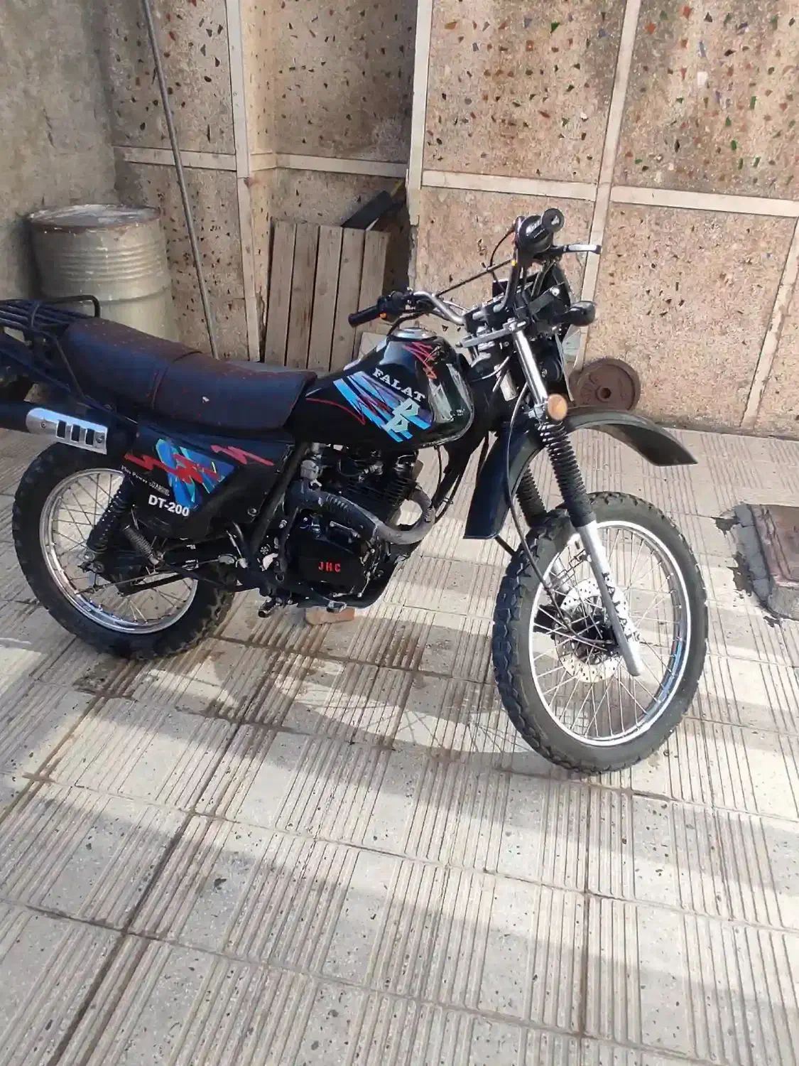 موتور تریل فلات ۲۰۰ مدل ۹۷|موتورسیکلت|کرمانشاه, |دیوار