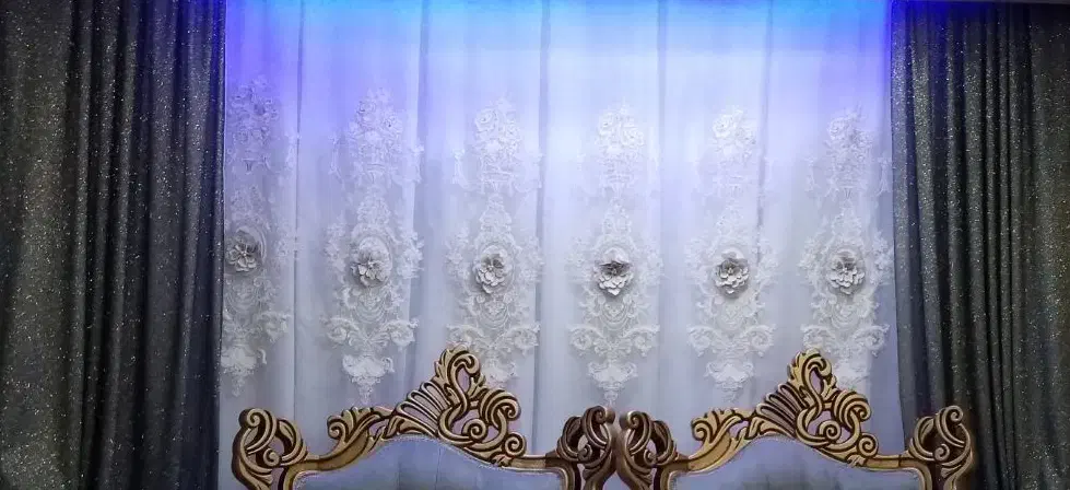 پرده ووالن|پرده، رانر، رومیزی|محمدیه-قزوین, |دیوار