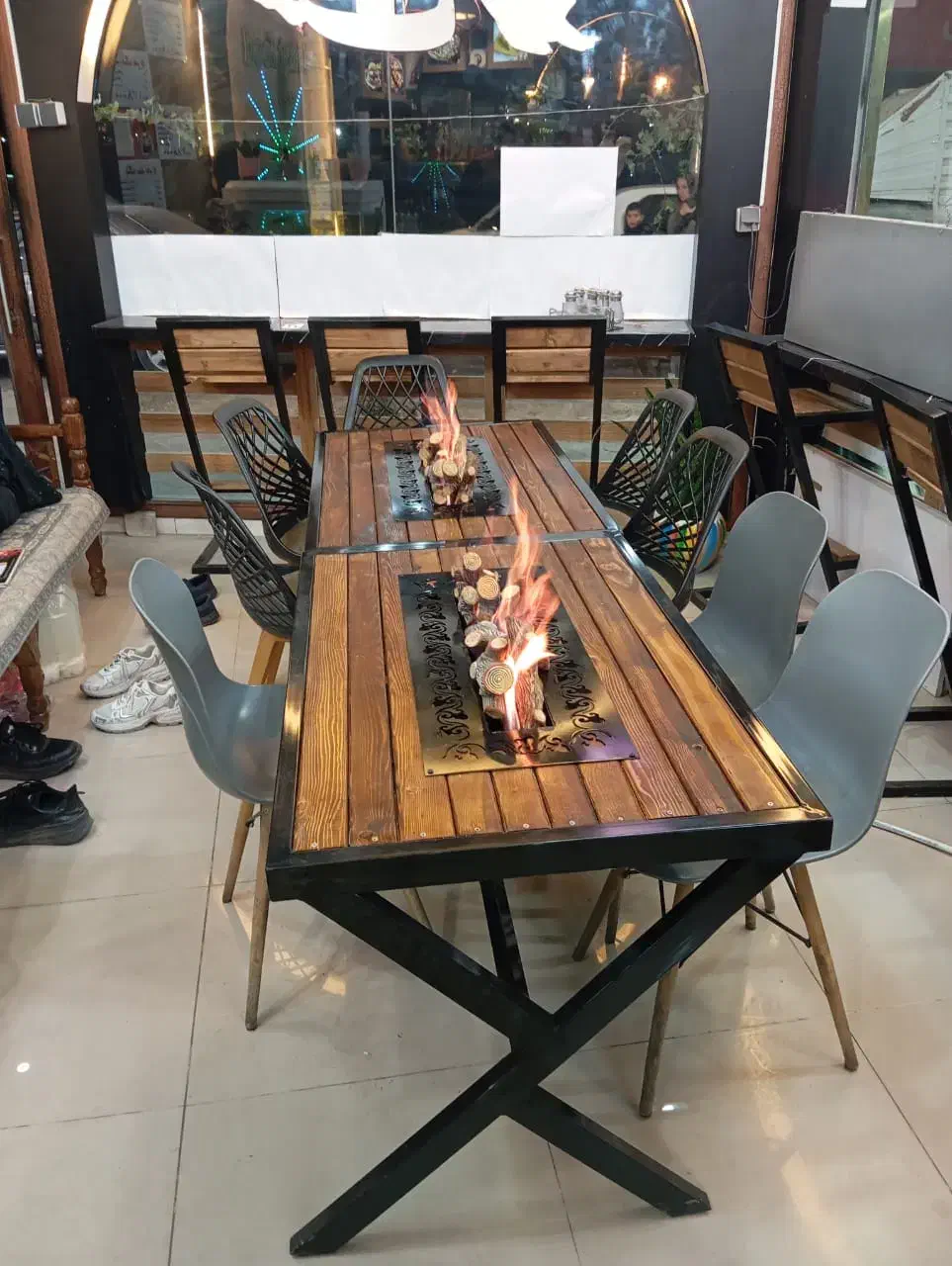 آتش دان|بخاری، هیتر، شومینه|خسروشاه, |دیوار