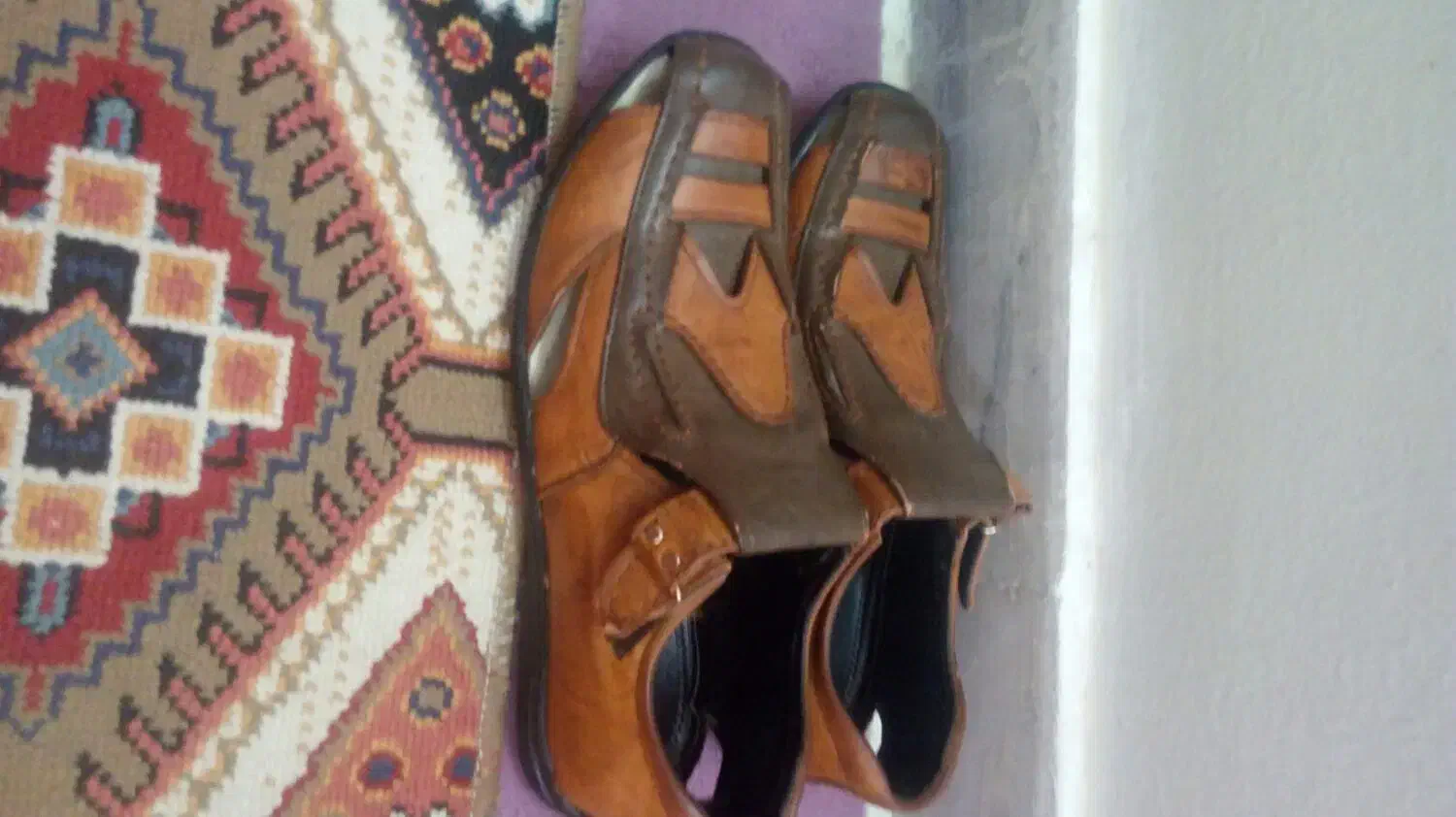 کفش مردانه چرم سایز40|کیف، کفش، کمربند|اصفهان, هفتون|دیوار