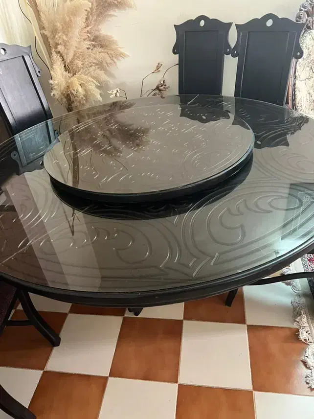 میز غذاخوری گردان|میز و صندلی غذاخوری|کرمان, |دیوار