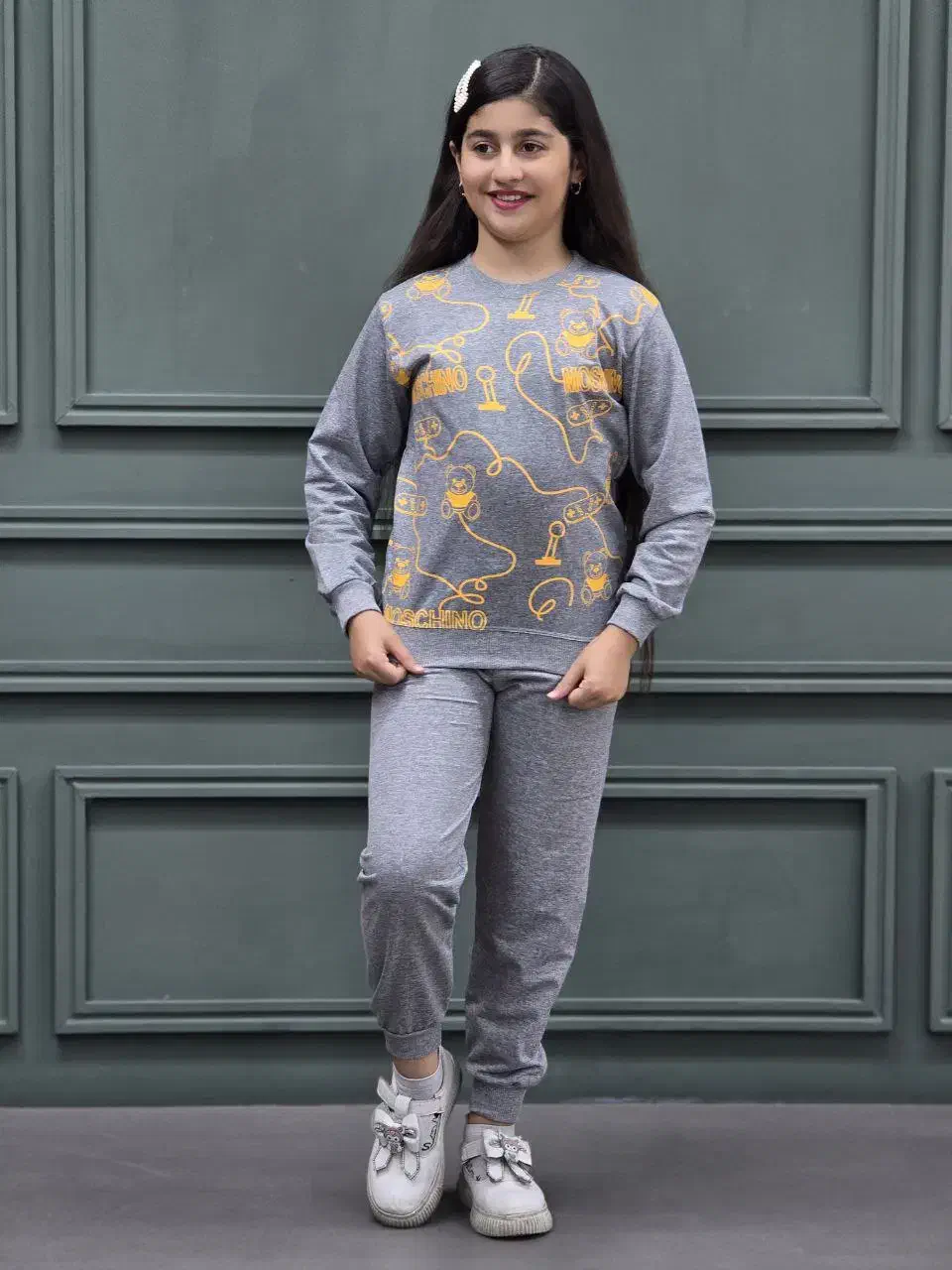 ست ملانژ بچگانه جلو چاپ دار|کفش و لباس بچه|اسلام‌شهر, شهرک قائمیه|دیوار