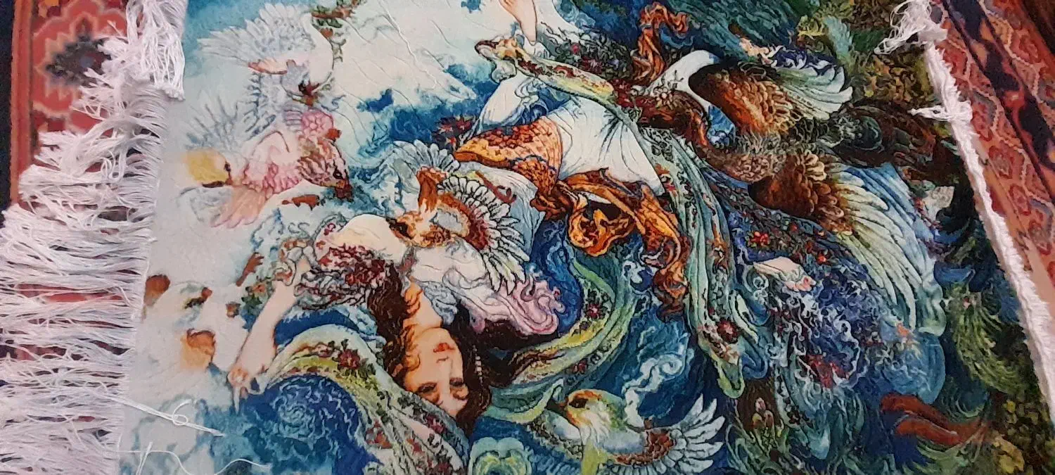 دار قالی  و نقشه مینیاتور|صنایع دستی و سایر لوازم تزئینی|خمینی‌شهر, |دیوار