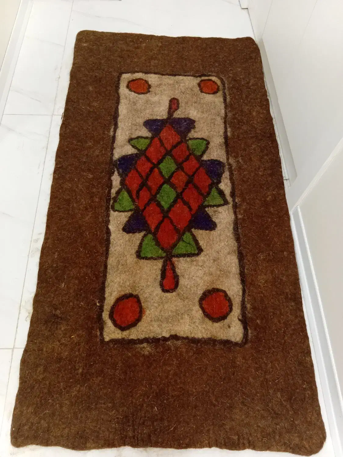 قالیچه نمدی|گلیم، جاجیم، گبه|مشهد, وکیل‌آباد|دیوار