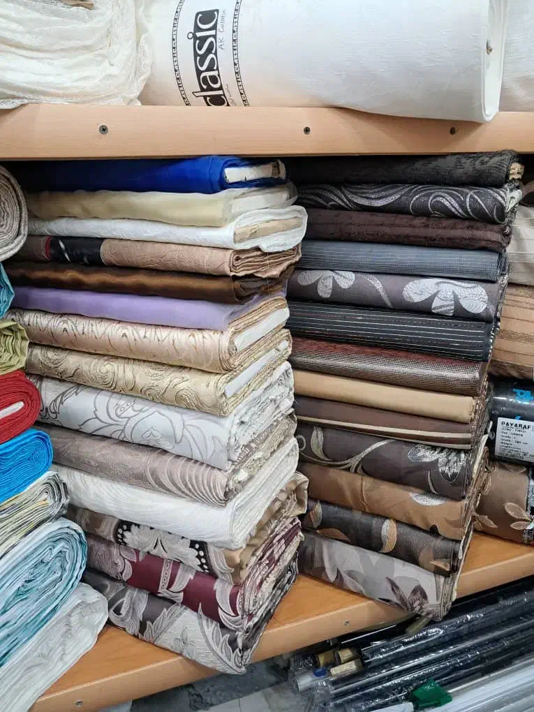 پارچه پرده ای|پرده، رانر، رومیزی|بهشهر, |دیوار