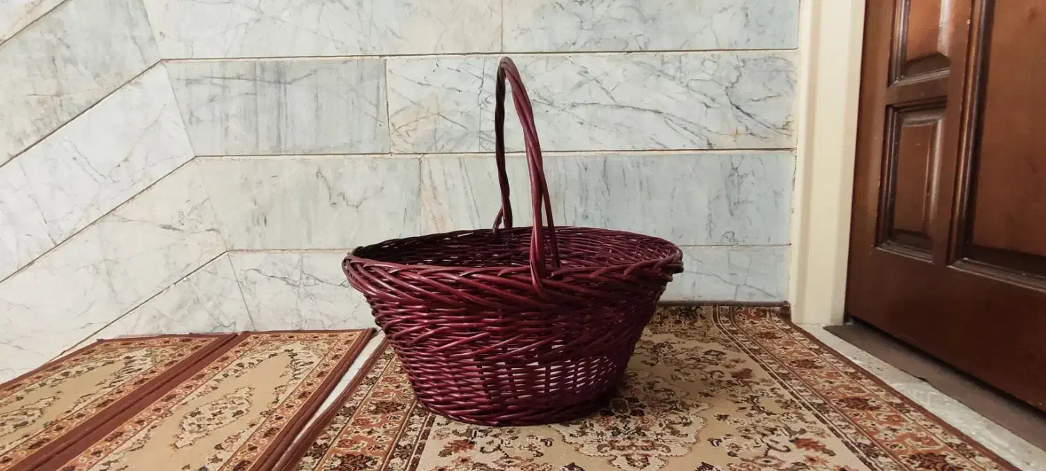 سبد حصیری|صنایع دستی و سایر لوازم تزئینی|پاکدشت, پاکدشت (مامازند)|دیوار