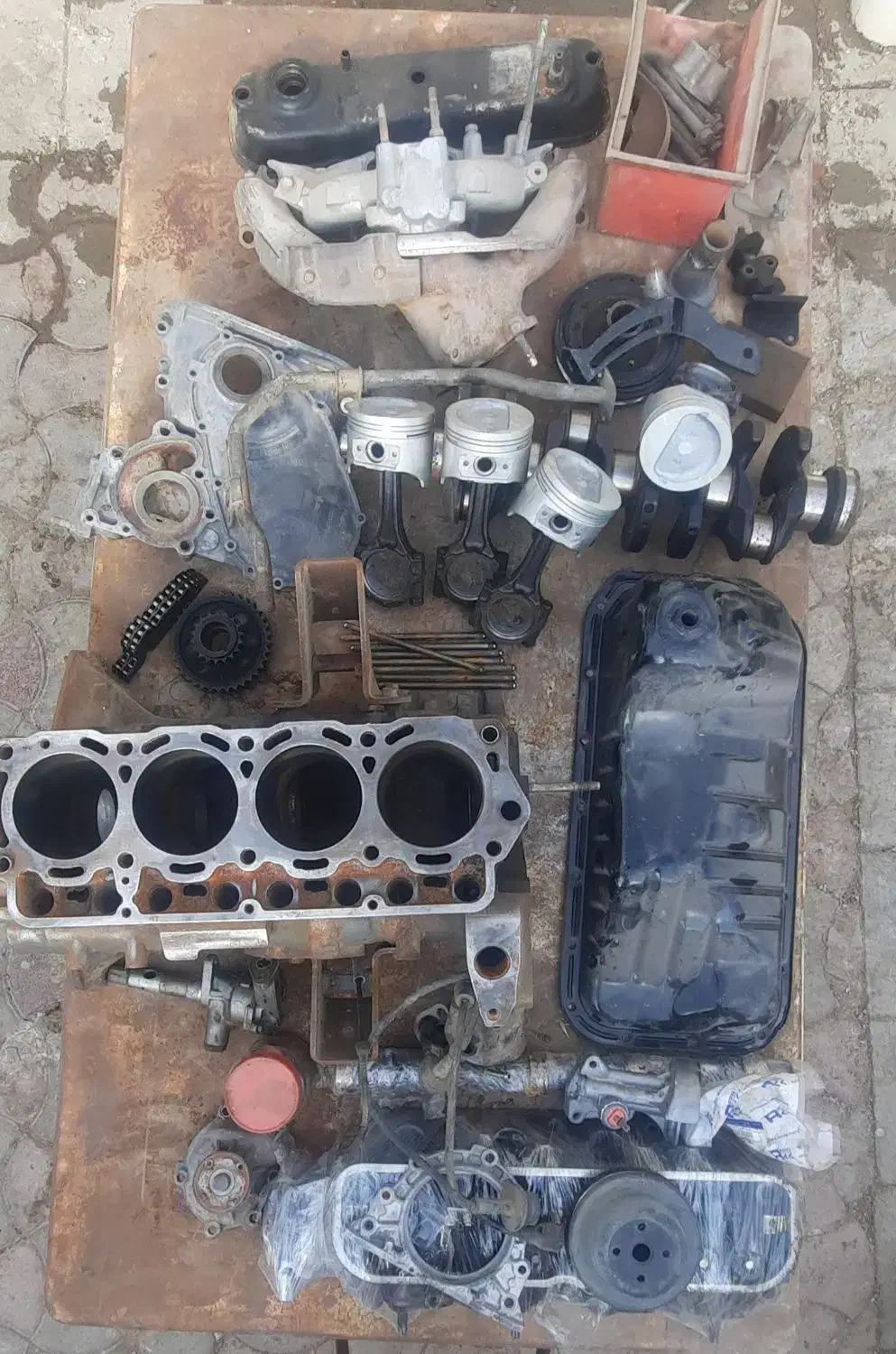 موتور تویوتا ۳وای|قطعات یدکی و لوازم جانبی|محمدشهر, محمدشهر|دیوار