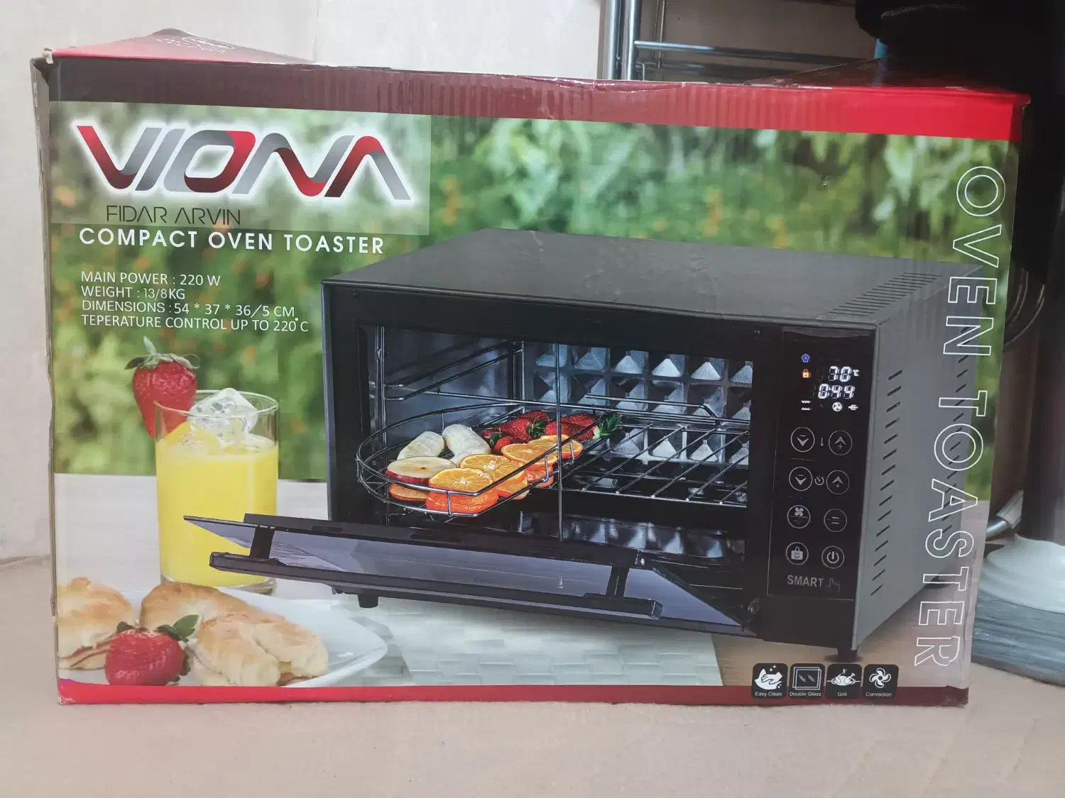 توستر دیجیتال مدل ویونا مدل 60 لیتری|اجاق گاز و لوازم برقی پخت‌وپز|هشتگرد, شهرک راه آهن|دیوار