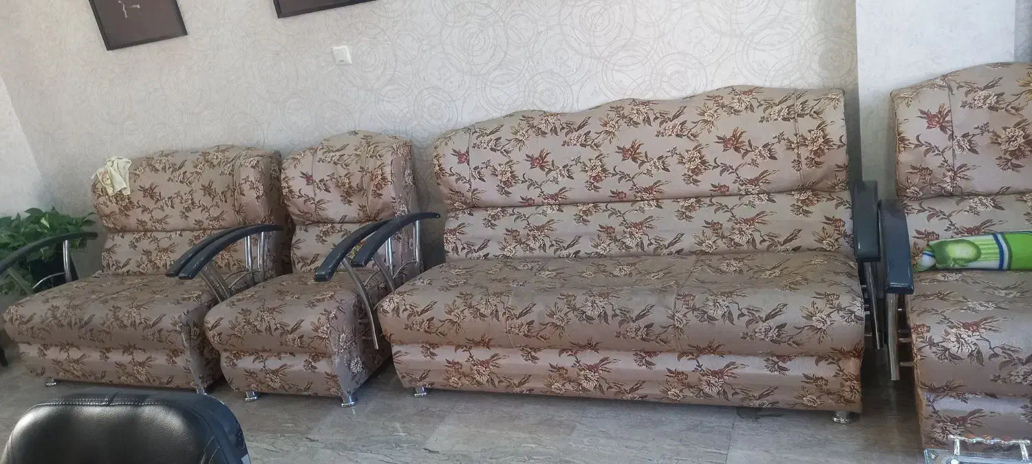 مبل ۷نفره کارکرده|مبلمان خانگی و میز عسلی|سهند, |دیوار