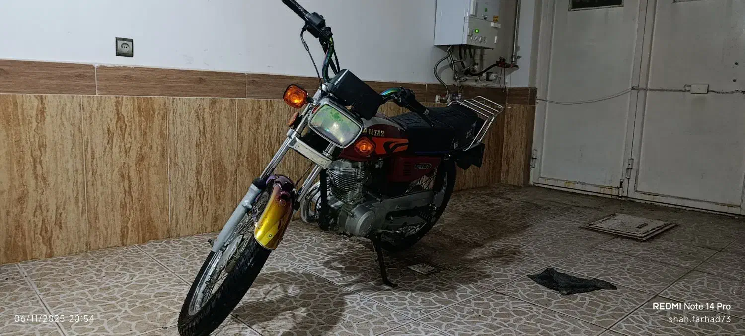 موتور سیکلت تندر ۱۲۵CDI مدل ۸۸|موتورسیکلت|نقده, |دیوار
