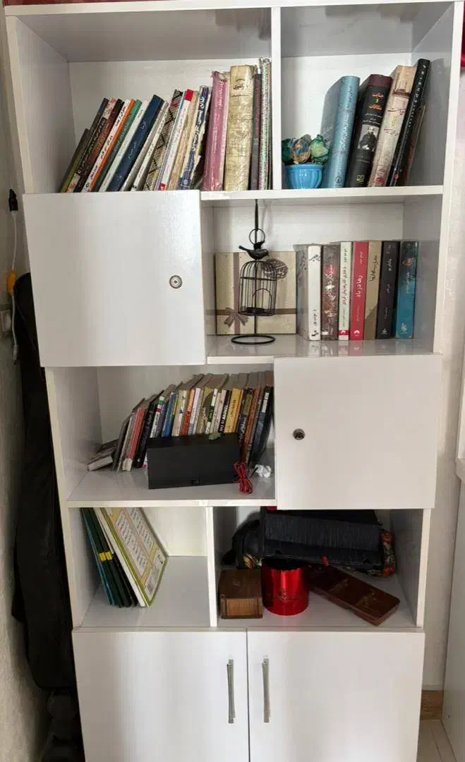 فروش کتابخانه چوبی|کتابخانه، شلف، قفسههای دیواری|شهریار, شهرک شاهد|دیوار