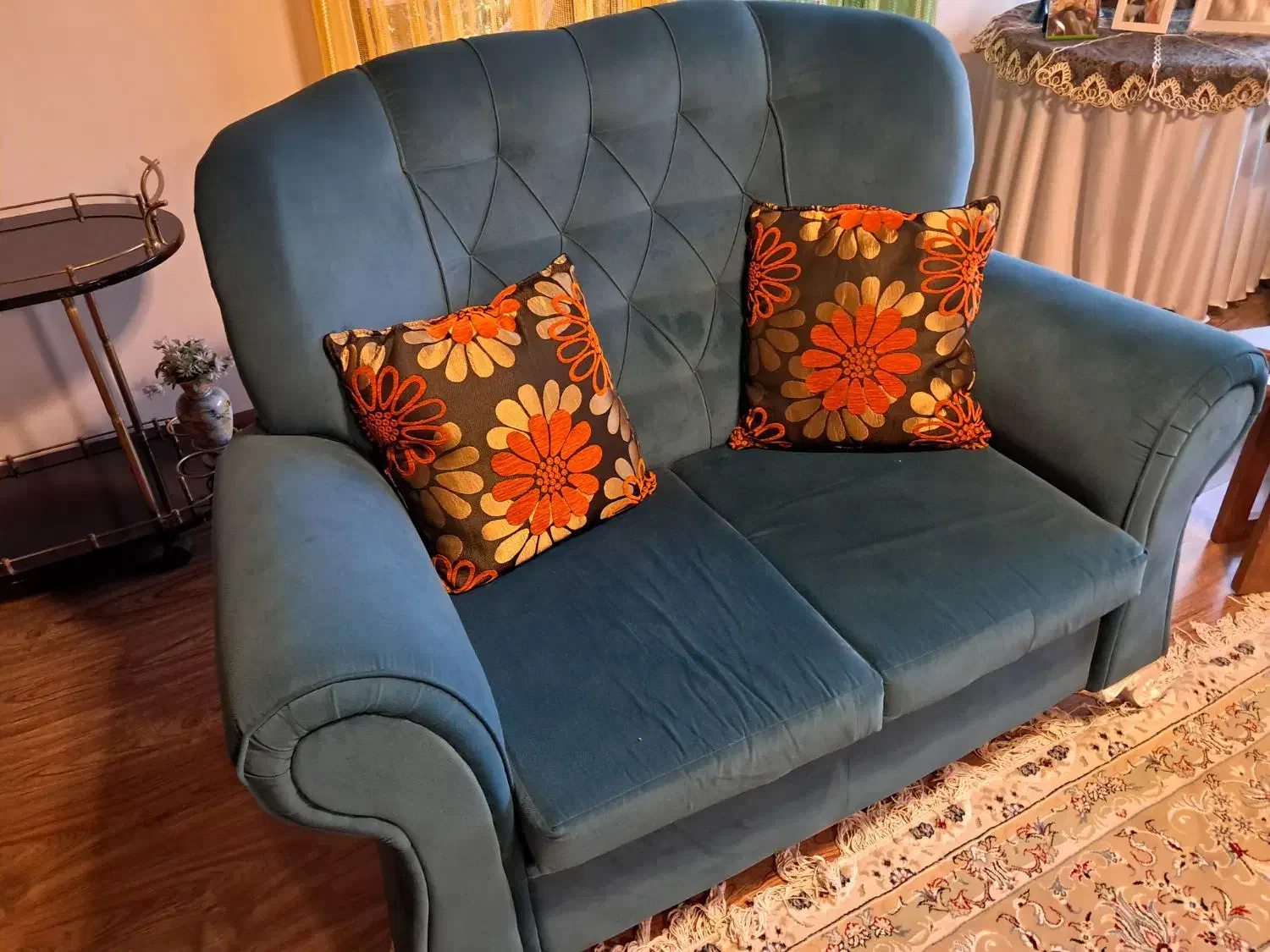 مبل ۷ نفره تمام پارچه|مبلمان خانگی و میز عسلی|خرمآباد (تنکابن), |دیوار