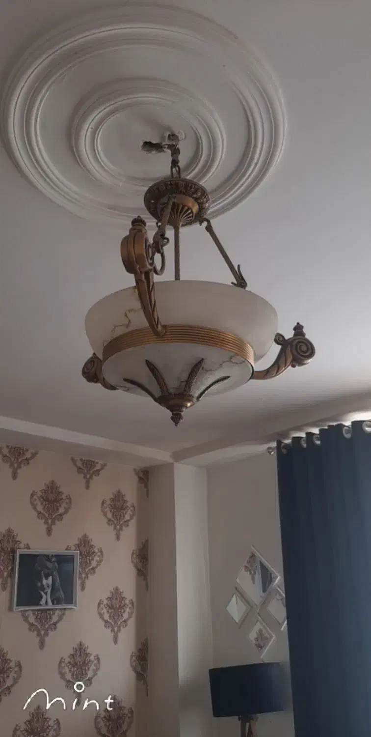 لوستر سنگی|لوستر و چراغ آویز|اندیشه, شهرک کوثر|دیوار