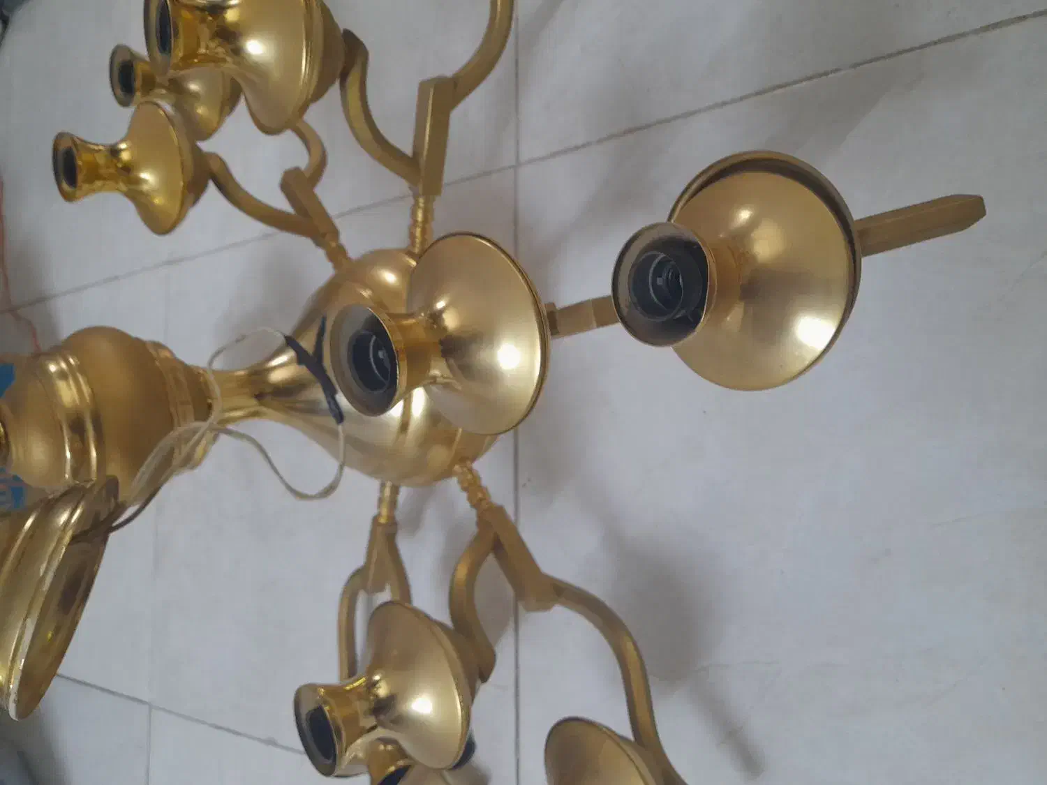 ۲ عددلوستر  ۱۲ شعله تمیز و سالم|لوستر و چراغ آویز|مشهد, جاهد شهر|دیوار