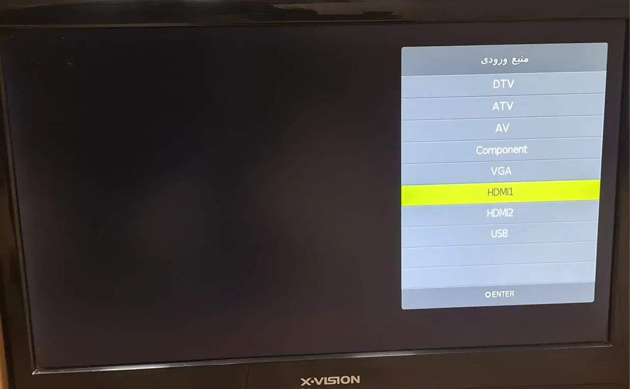تلویزیون و مانیتور ۲۲ اینچ xvision|تلویزیون و پروژکتور|کرج, فاز ۱ مهرشهر|دیوار