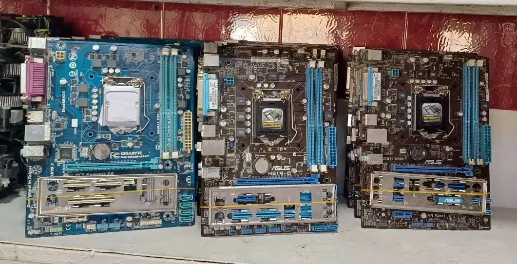 مادربرد H61 ASUS GIGABYTE|قطعات و لوازم جانبی رایانه|شیراز, شهرک پرواز|دیوار