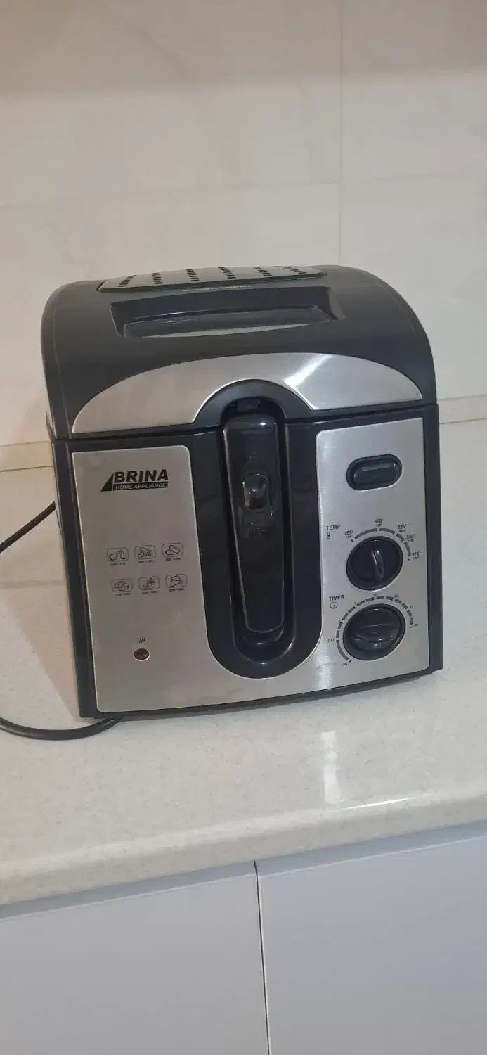 سرخ کن با روغن کاملا نو ۶ لیتری|اجاق گاز و لوازم برقی پختوپز|نیریز, |دیوار