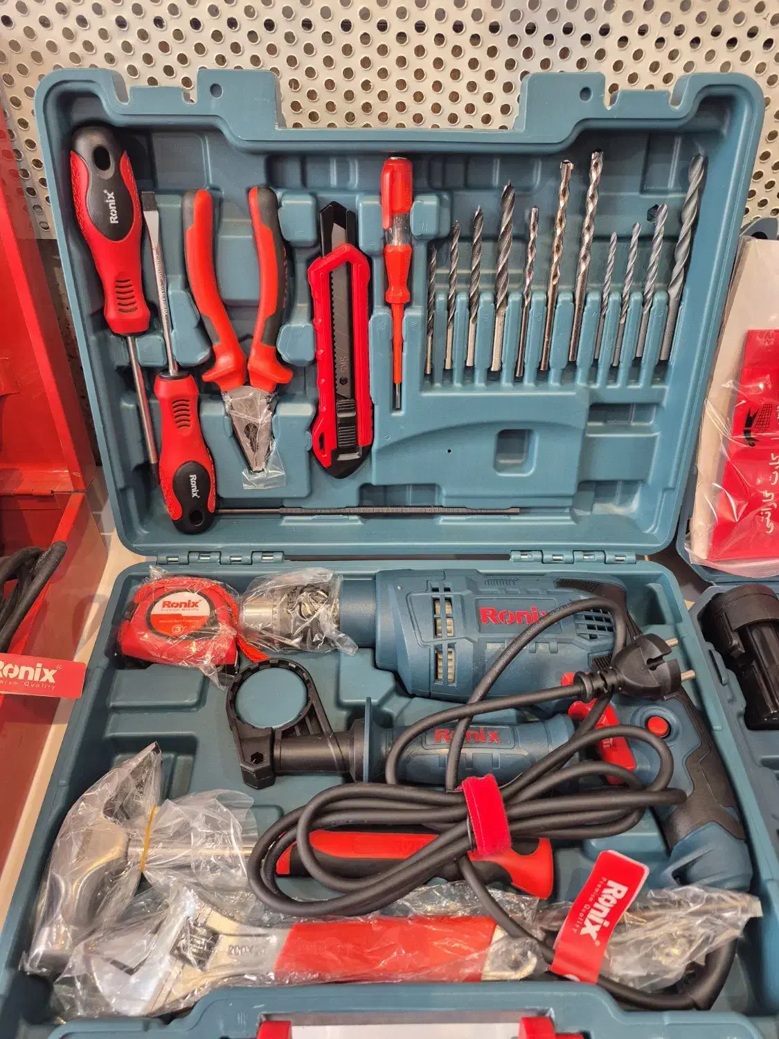 کیت دریل برقی چکشی رونیکس با تخفیف ویژه|ابزارآلات|بندر ماهشهر, |دیوار