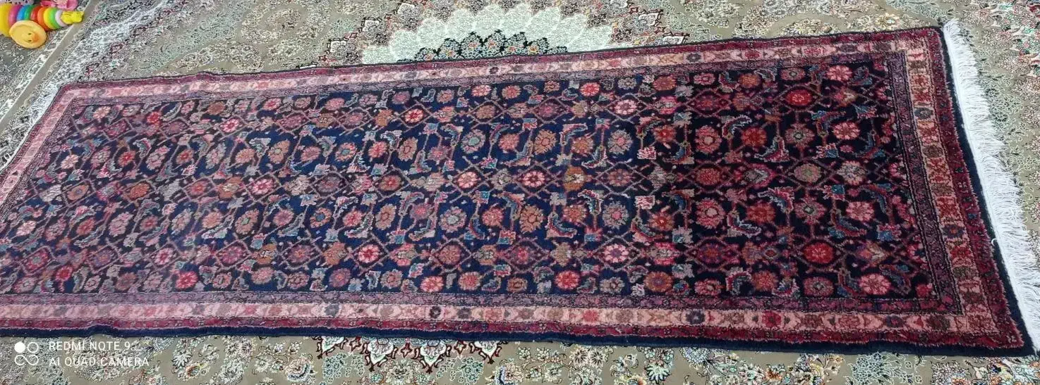 فرش دستبافت عرض ۱متر طول ۳متر|فرش|همدان, |دیوار