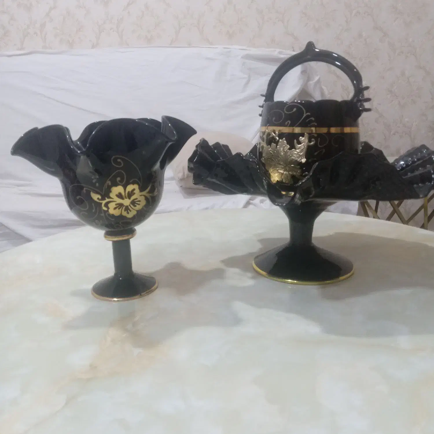 سلام این سه تکه به قیمت ۱۷۰۰ به فروش میرسه|ظروف سرو و پذیرایی|قروه, |دیوار