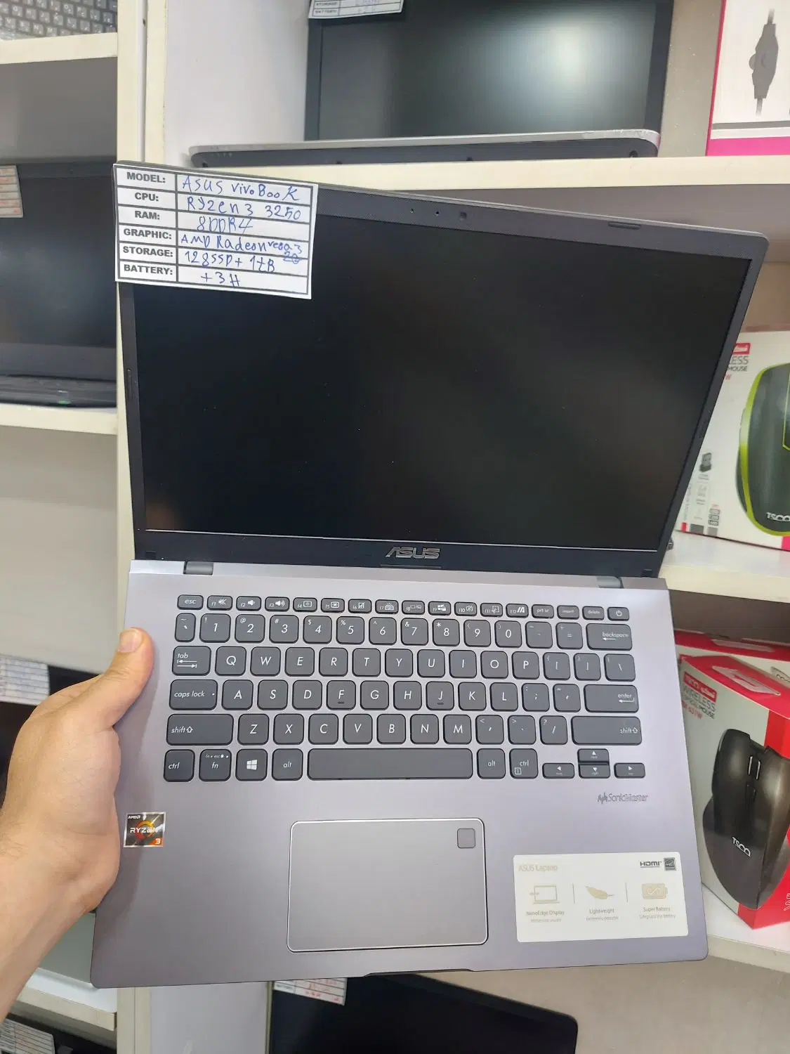 لپتاپASUSرم8ddr4هارد1ترا کاملانوگرافیک6GمجزاRyzen|رایانه همراه|تهران, پونک|دیوار