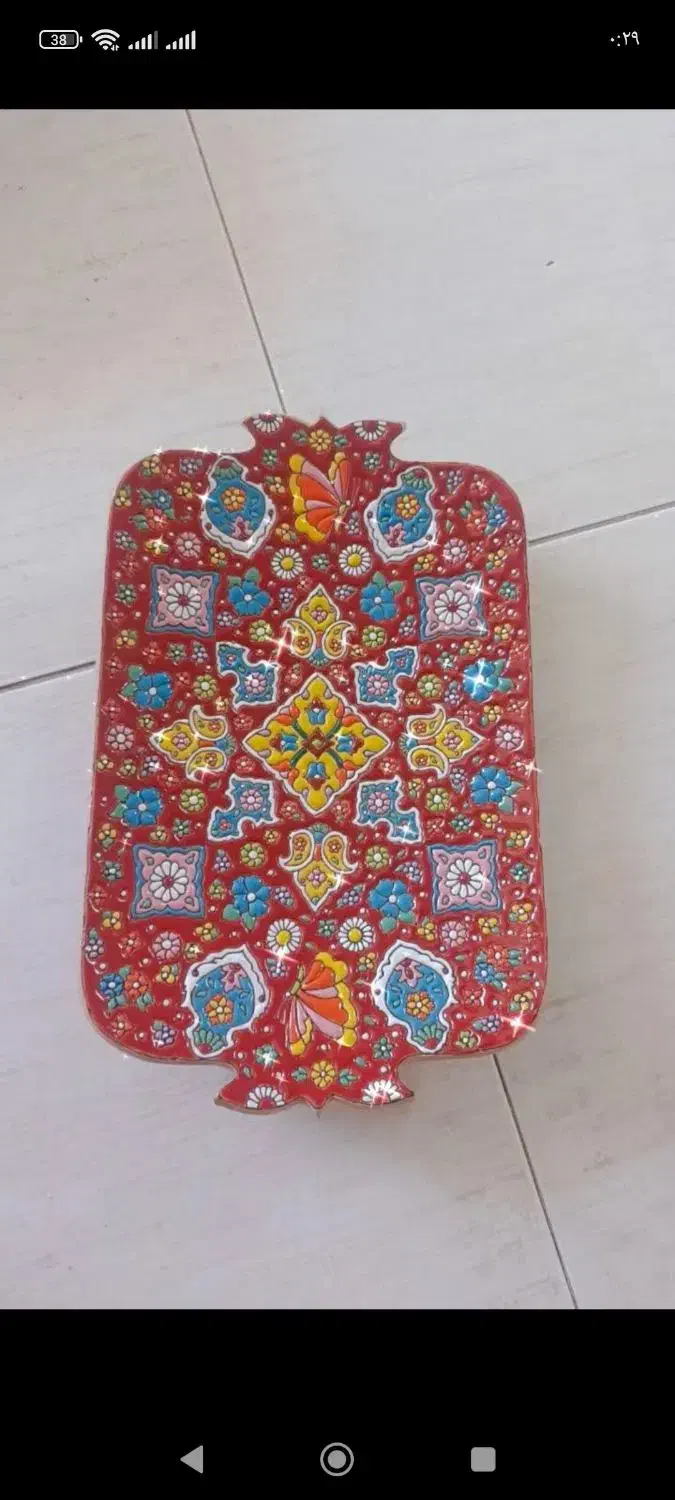 ظروف مینا کاری مناسب یلدا و روز مادر|صنایع دستی و سایر لوازم تزئینی|ساوه, |دیوار