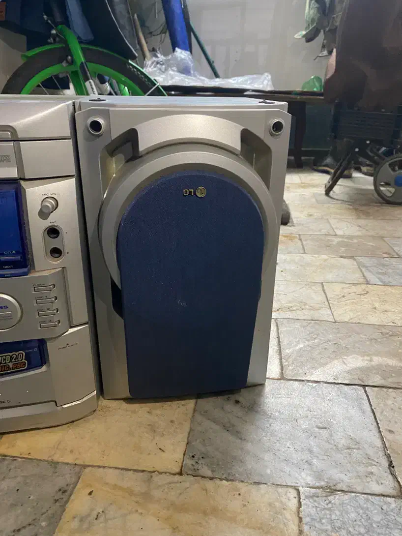 ظبط و رادیو ال جی قدیمی اصل|سیستم صوتی خانگی|لولمان, |دیوار