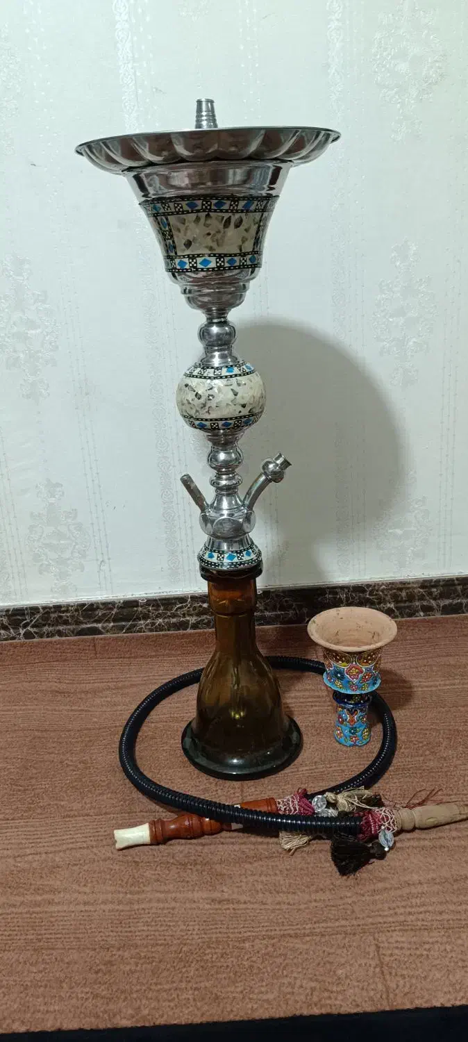 قلیون برنجی (آبکاری)|کلکسیون و سرگرمی|پاکدشت, پاکدشت (مامازند)|دیوار