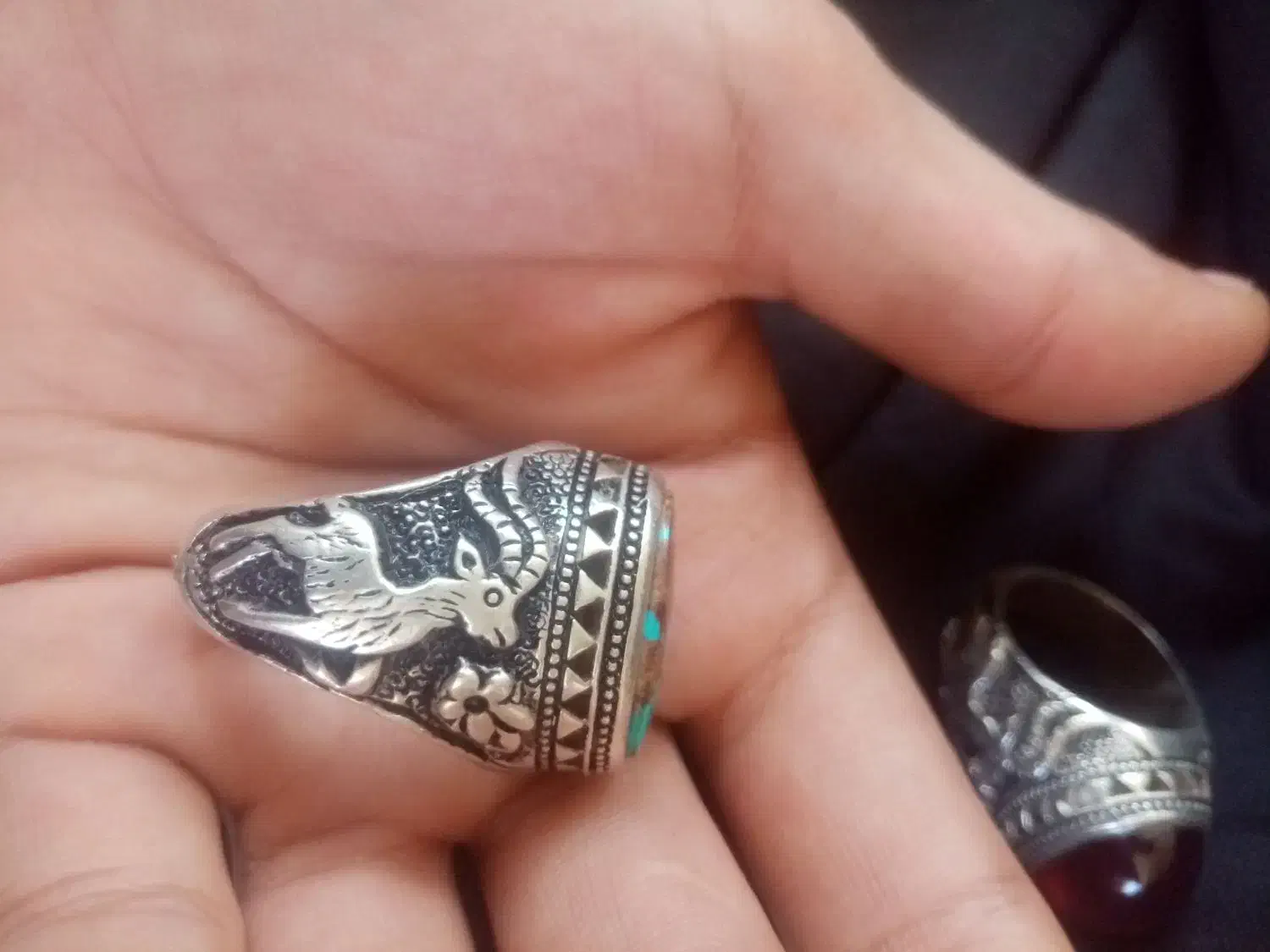 قلم زنی فیروزه نیشابوری،عقیق کله قندی، یاقوت برمه|جواهرات|اصفهان, قائمیه|دیوار