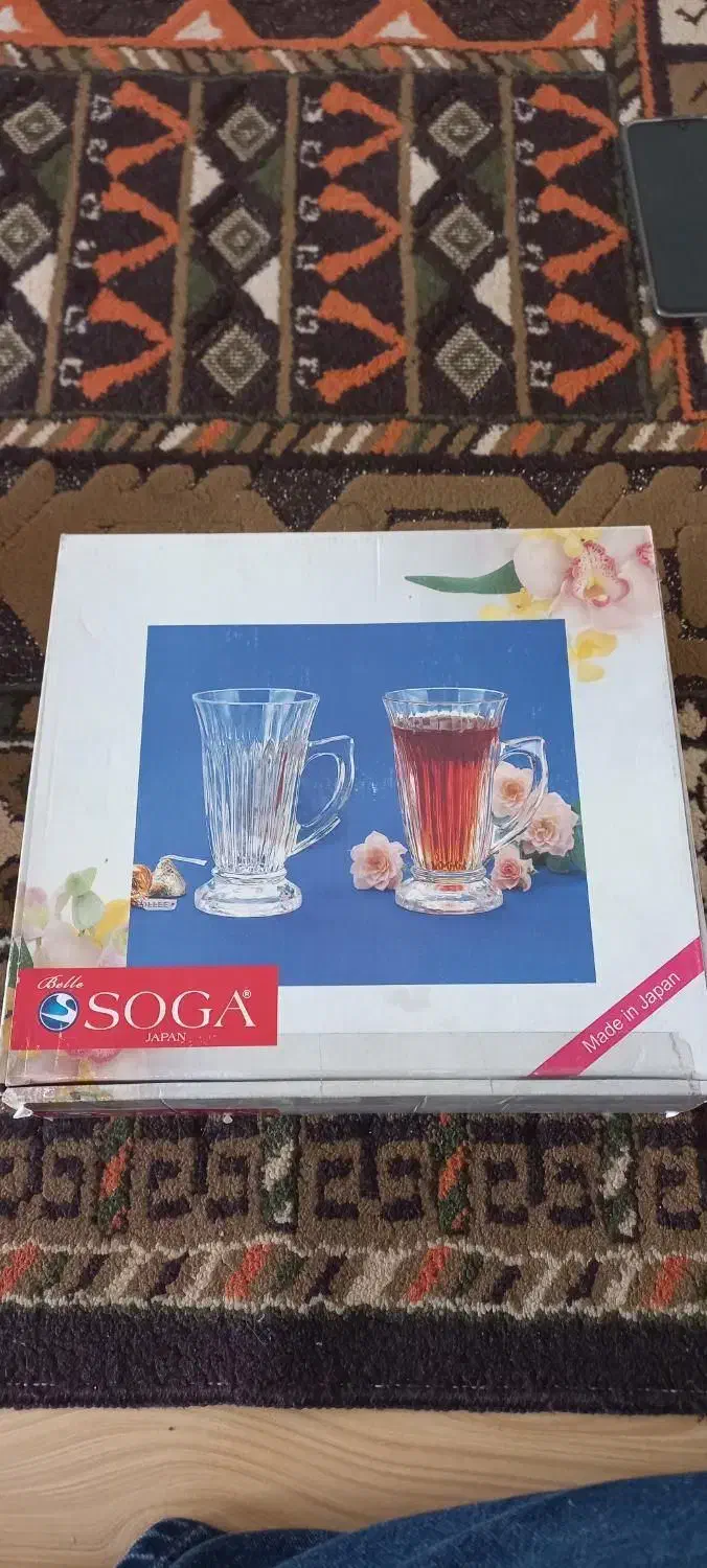 لیوان اصل ژاپنی Soga  مدل K40769W|ظروف سرو و پذیرایی|الیگودرز, |دیوار
