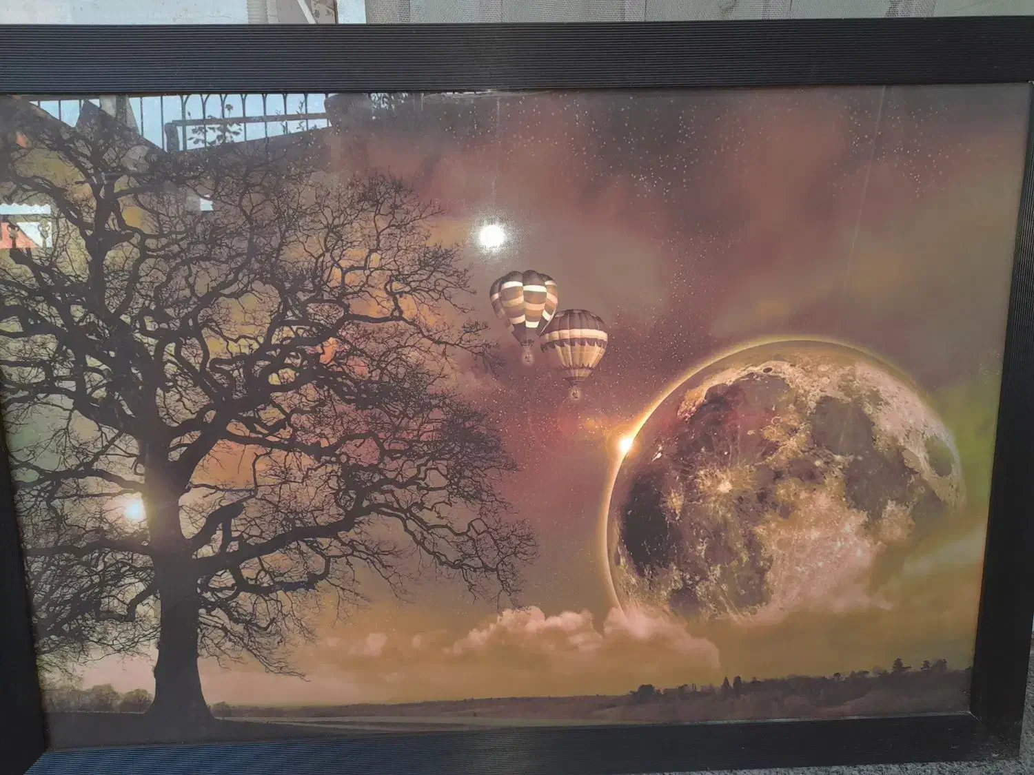 تابلو چراغ دار|تابلو، نقاشی، عکس|علی‌آباد کتول, |دیوار