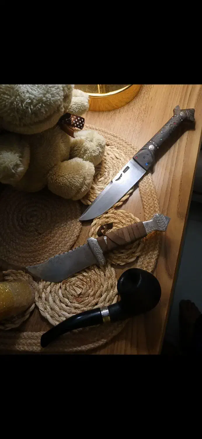 چاقو قدمت دار|کلکسیون اشیاء عتیقه|آزادشهر, |دیوار