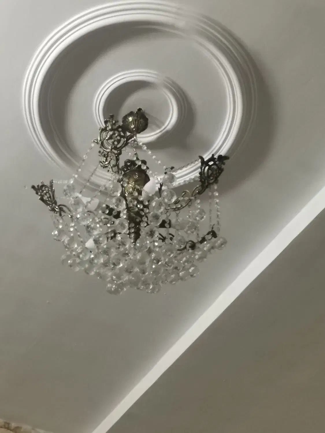 لوستر برنزی|لوستر و چراغ آویز|فشاپویه, |دیوار