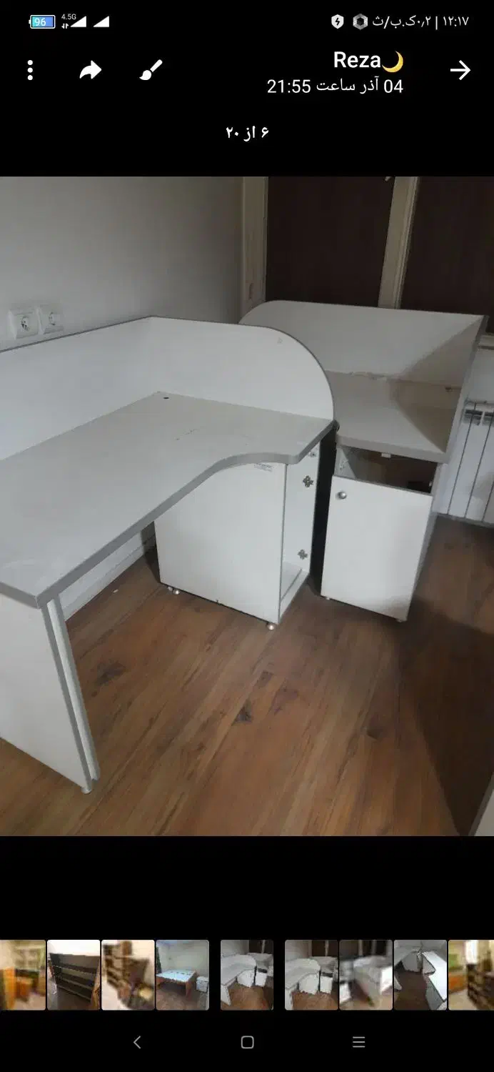 میز بوفه کتابخانه  کشوفایل|کتابخانه، شلف، قفسه‌های دیواری|اسلام‌شهر, شهرک مصطفی خمینی|دیوار