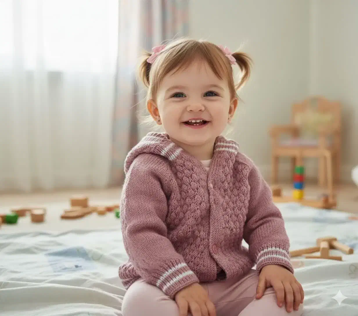 ژاکت دست بافت دخترانه|لباس|لار, |دیوار