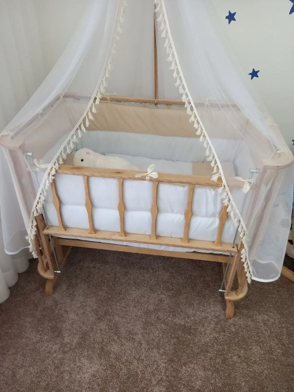 تخت گهواره ای و تخت کنار مادر|تخت و سرویس خواب|نیشابور, باغرود|دیوار