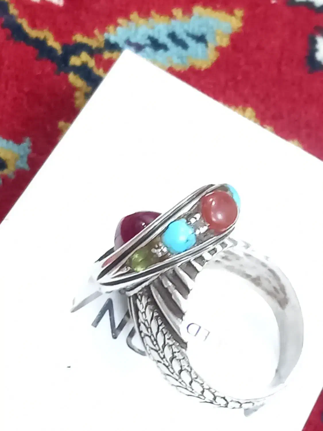 انگشتریاقوت باسنگ معدنی. برمه اصل.|جواهرات|خمینیشهر, |دیوار