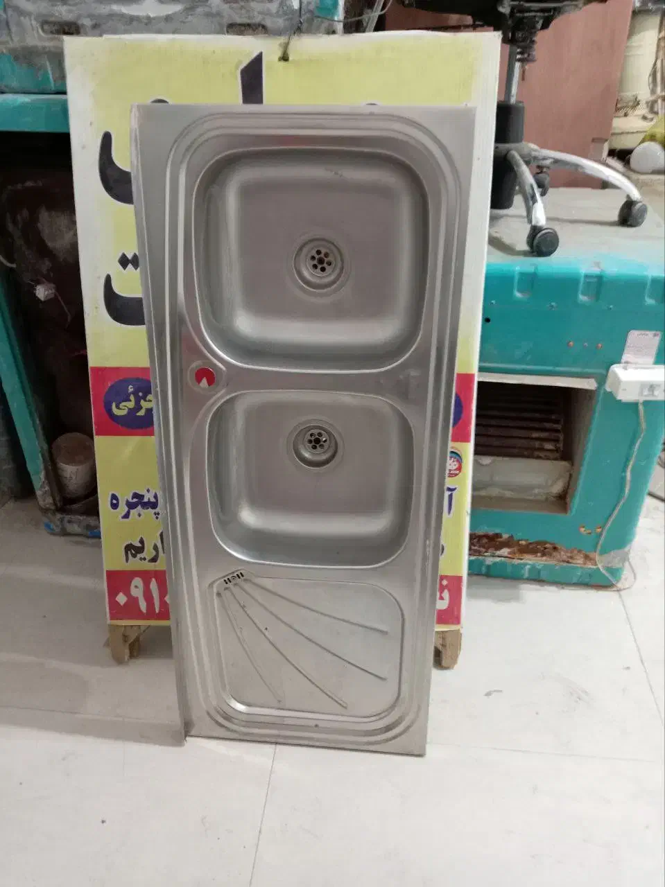 سینک دو قلو|لوازم سرویس بهداشتی|گناباد, |دیوار